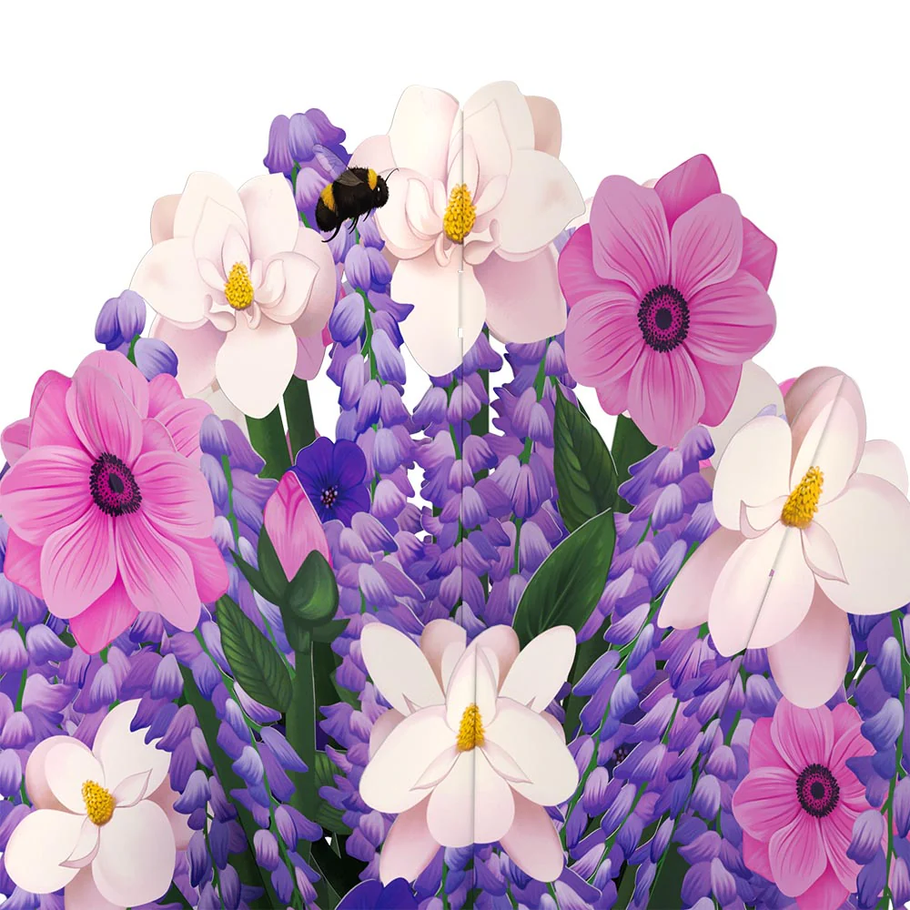 Wisteria Birthday Bouquet and Aquarius Zodiac Sentiment Set - Image 3