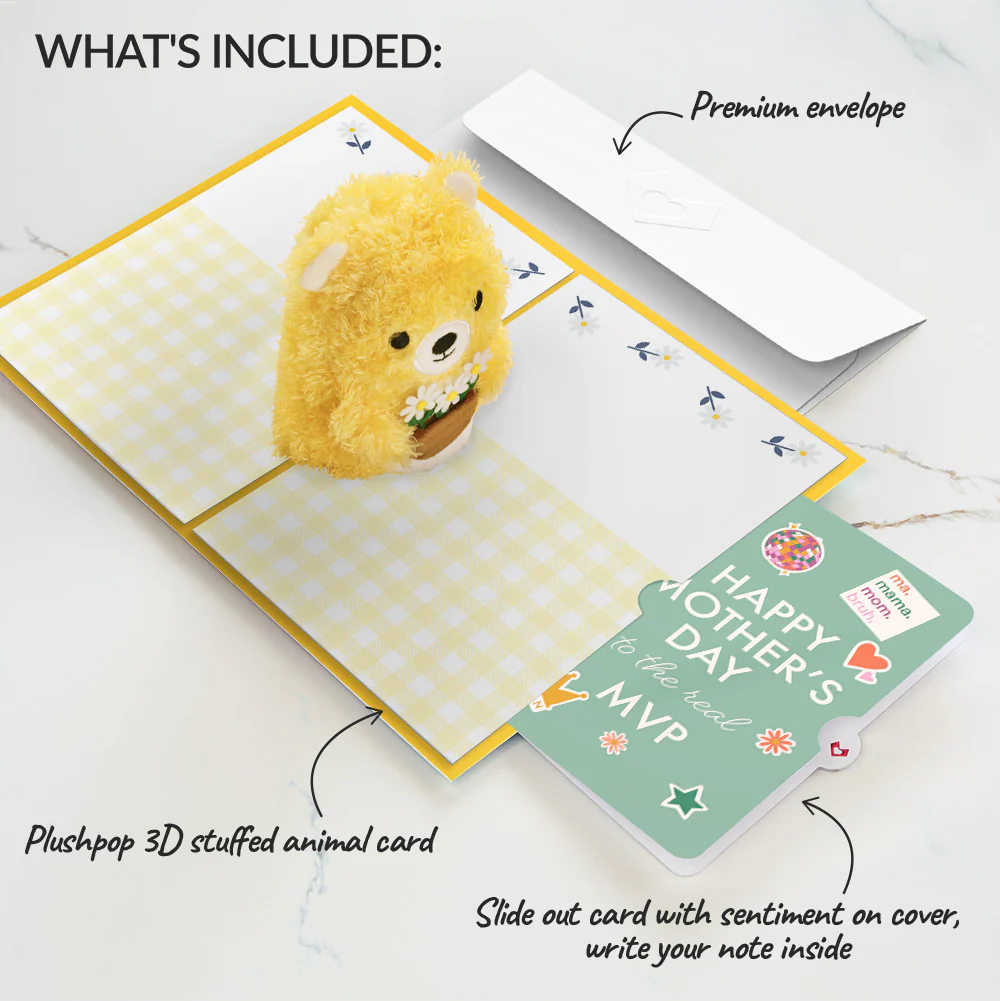 Daisy Greetings Mother's Day Plushpop Card and The real MVP Sentiment Set - Image 2