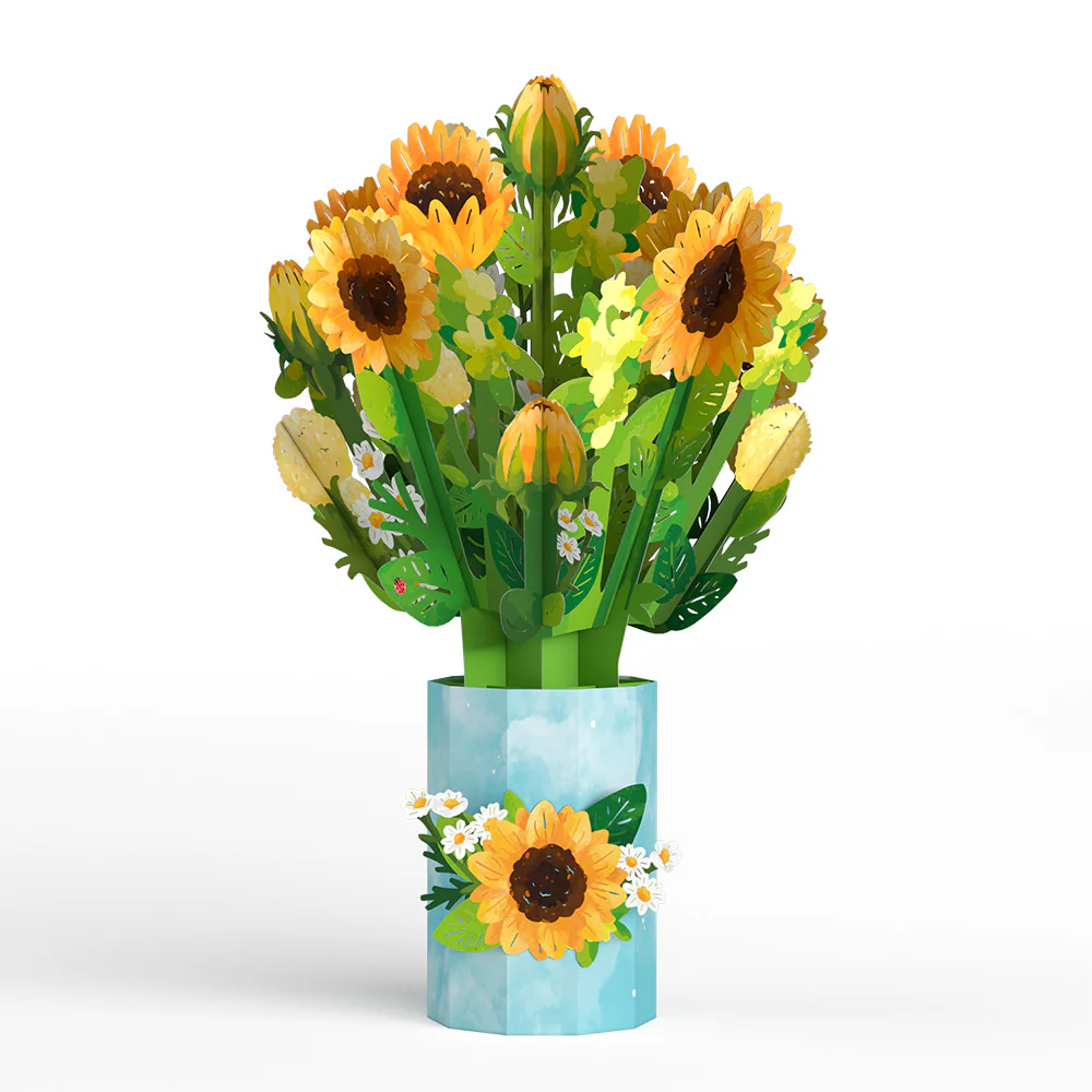 Daisy Greetings Plushpop Card and Bouquet Bundle - Image 5