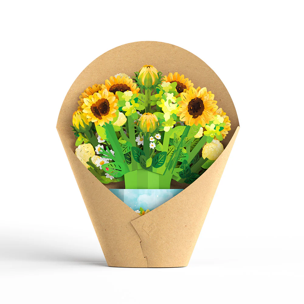 Daisy Greetings Plushpop Card and Bouquet Bundle - Image 7