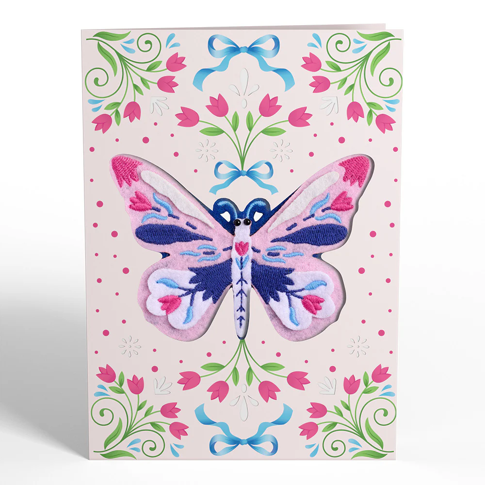 Dazzling Butterfly HeartFelt Charm Card™ - Image 7