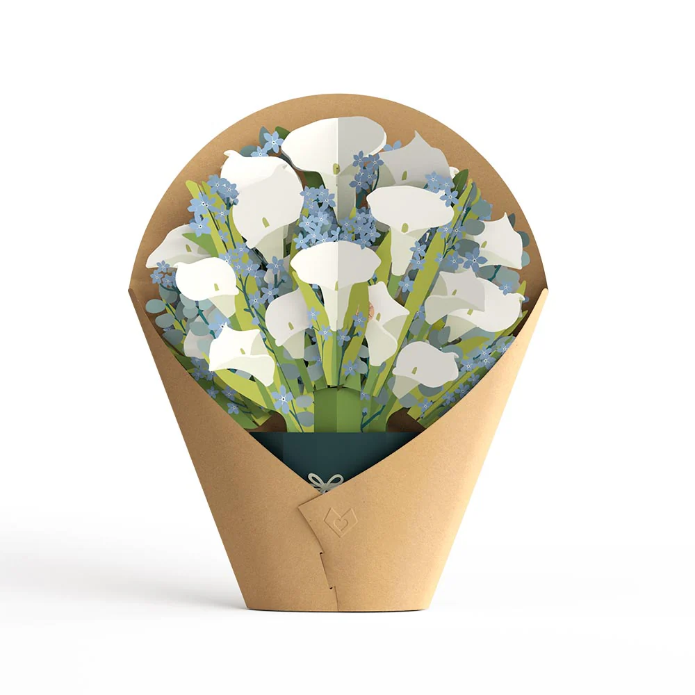 Deepest Sympathy Calla Lilly Bouquet - Image 4