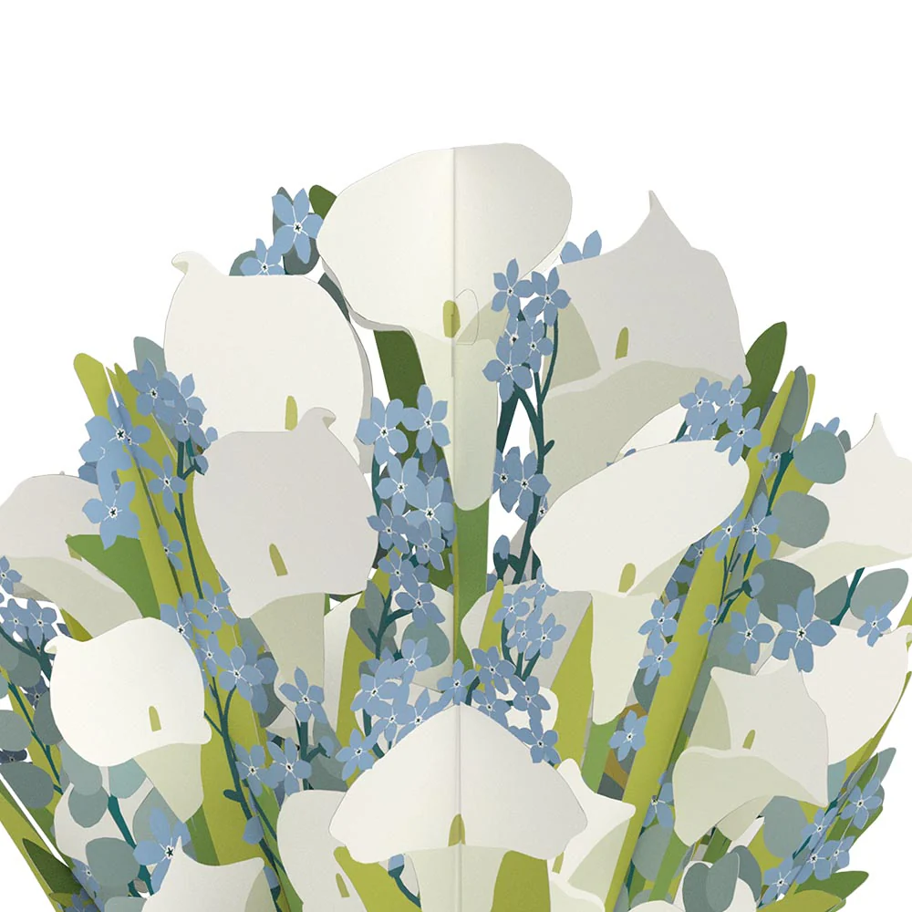Deepest Sympathy Pop-Up Card & Bouquet Bundle - Image 7