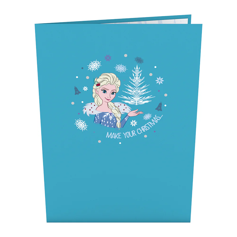 Disney Frozen Elsa Christmas Pop-Up Card - Image 4