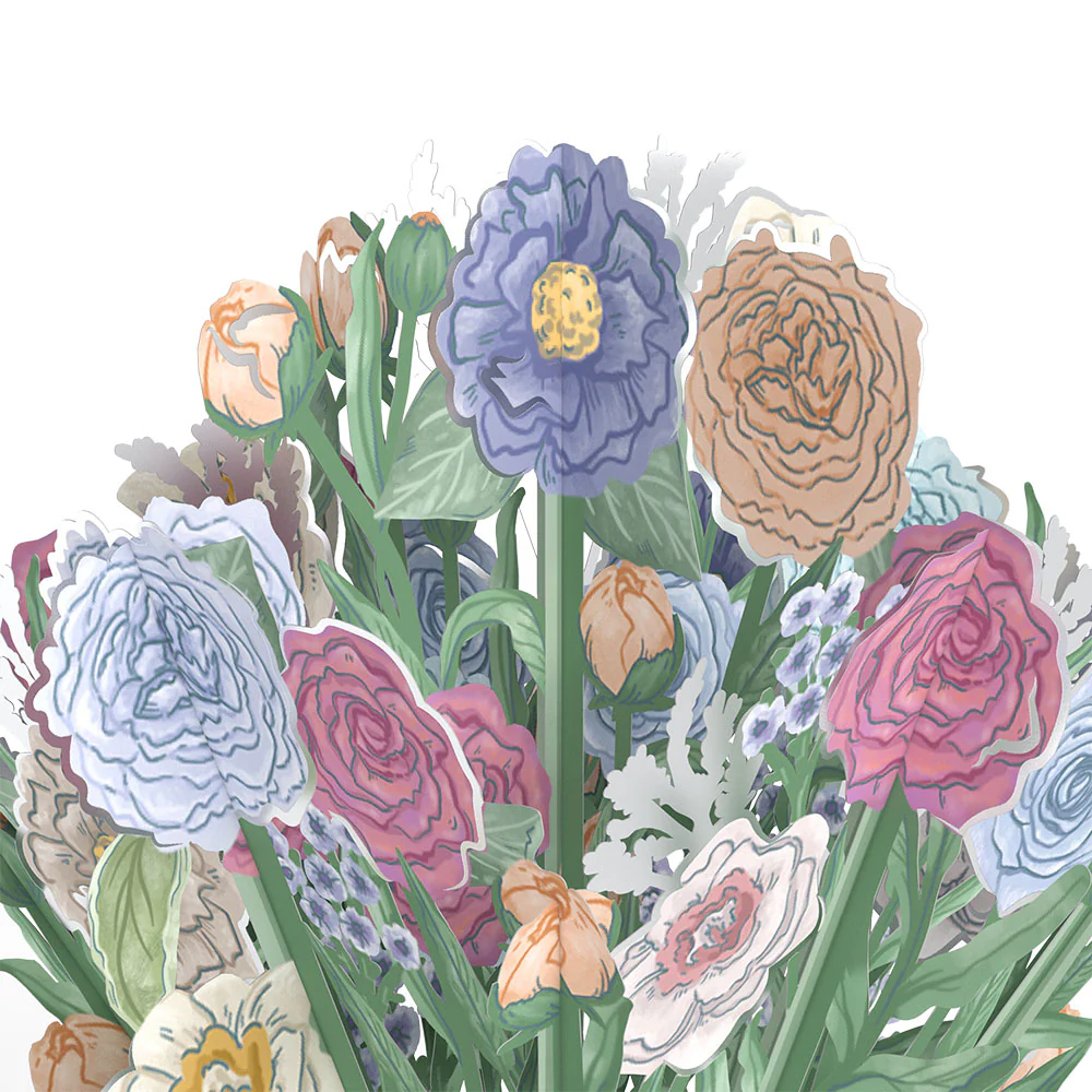 Disney’s Cinderella Pop-Up Card & Flower Buds Bouquet Bundle - Image 6