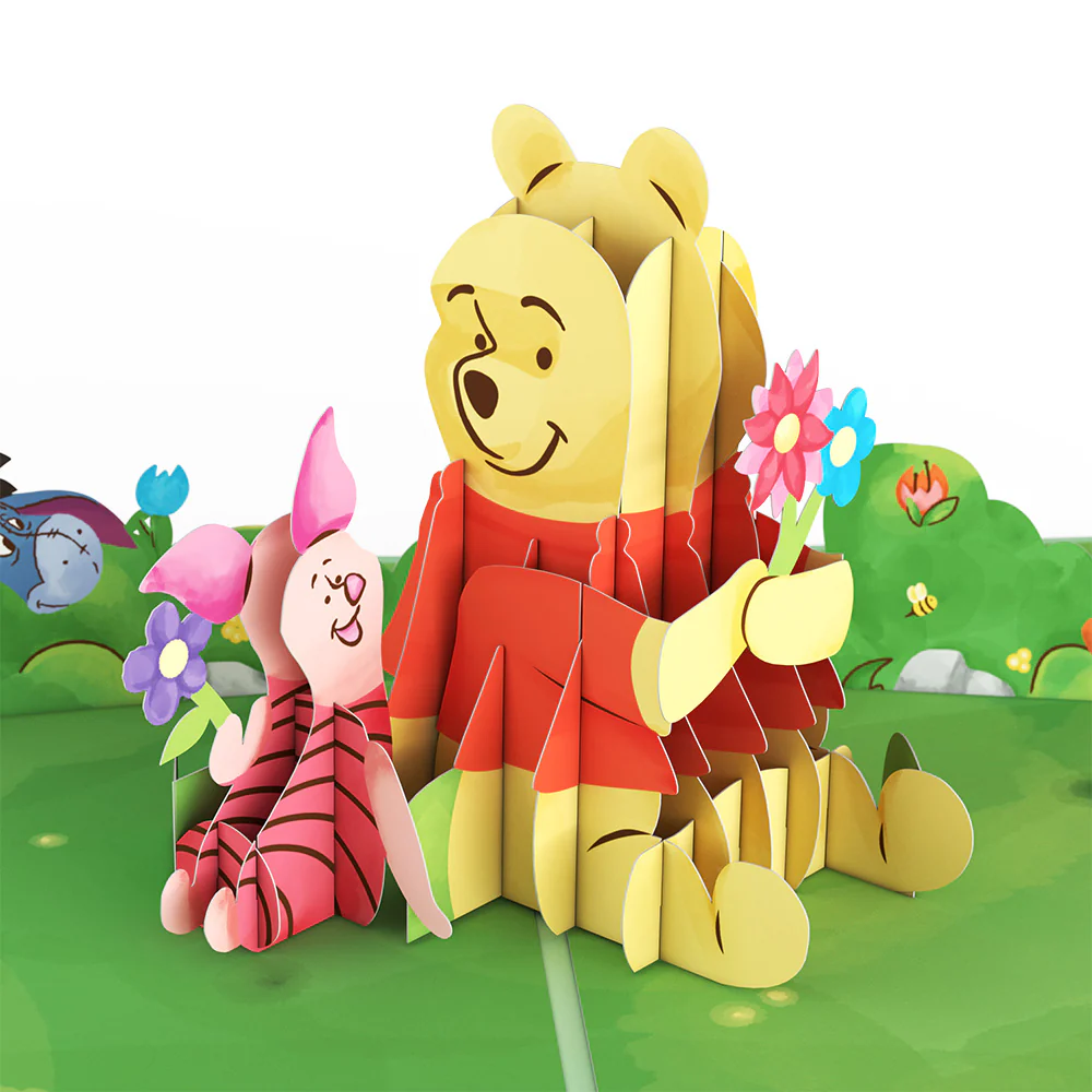 Disney’s Winnie the Pooh & Piglet Friendship Pop-Up Card - Image 2