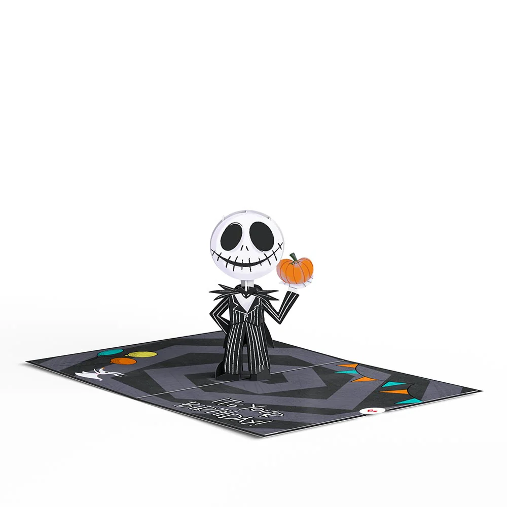 Disney Tim Burton’s The Nightmare Before Christmas Birthday Pop-Up Card & Flower Buds Bouquet Bundle - Image 11
