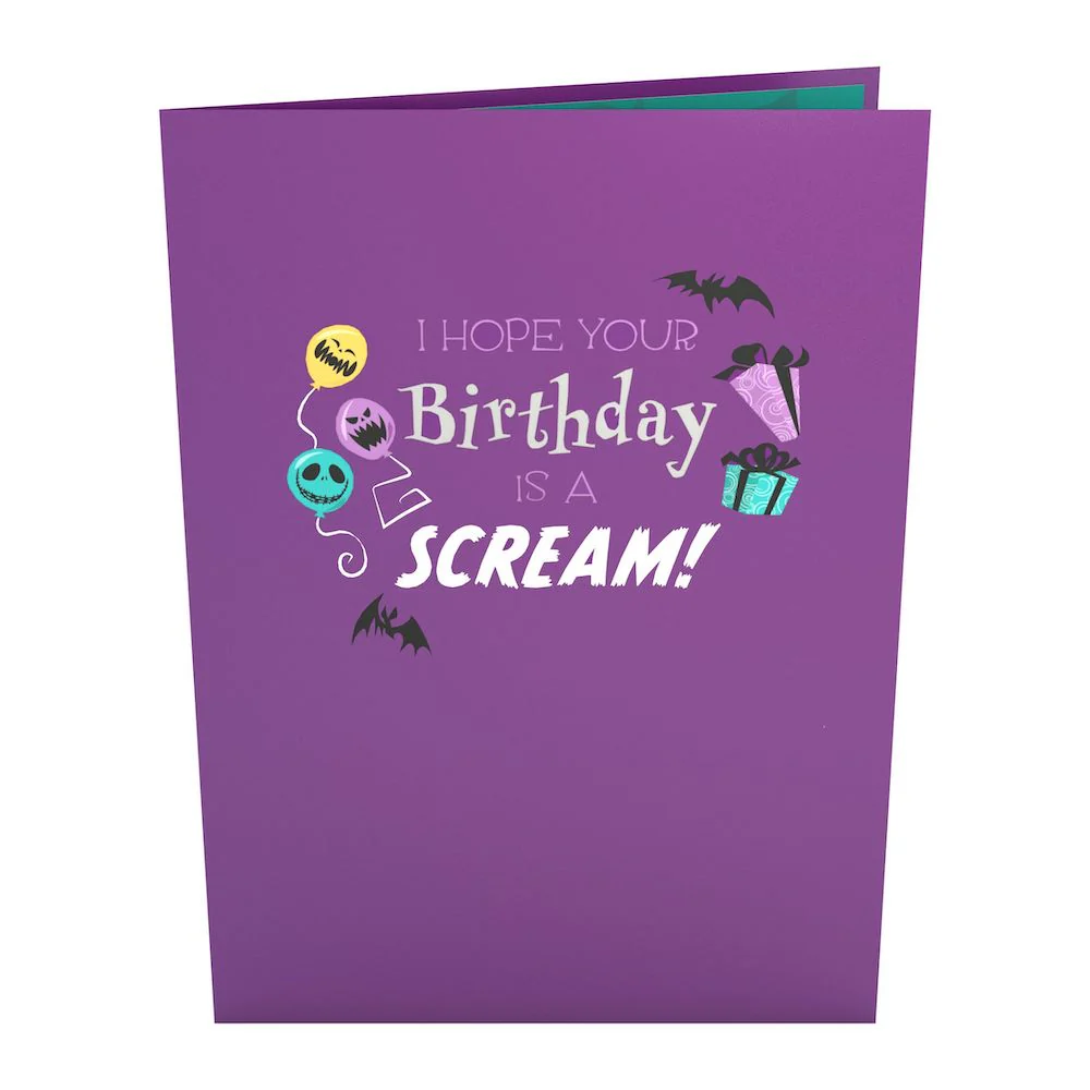 Disney Tim Burton's The Nightmare Before Christmas Birthday Cupcake Pop-Up Card - Image 4