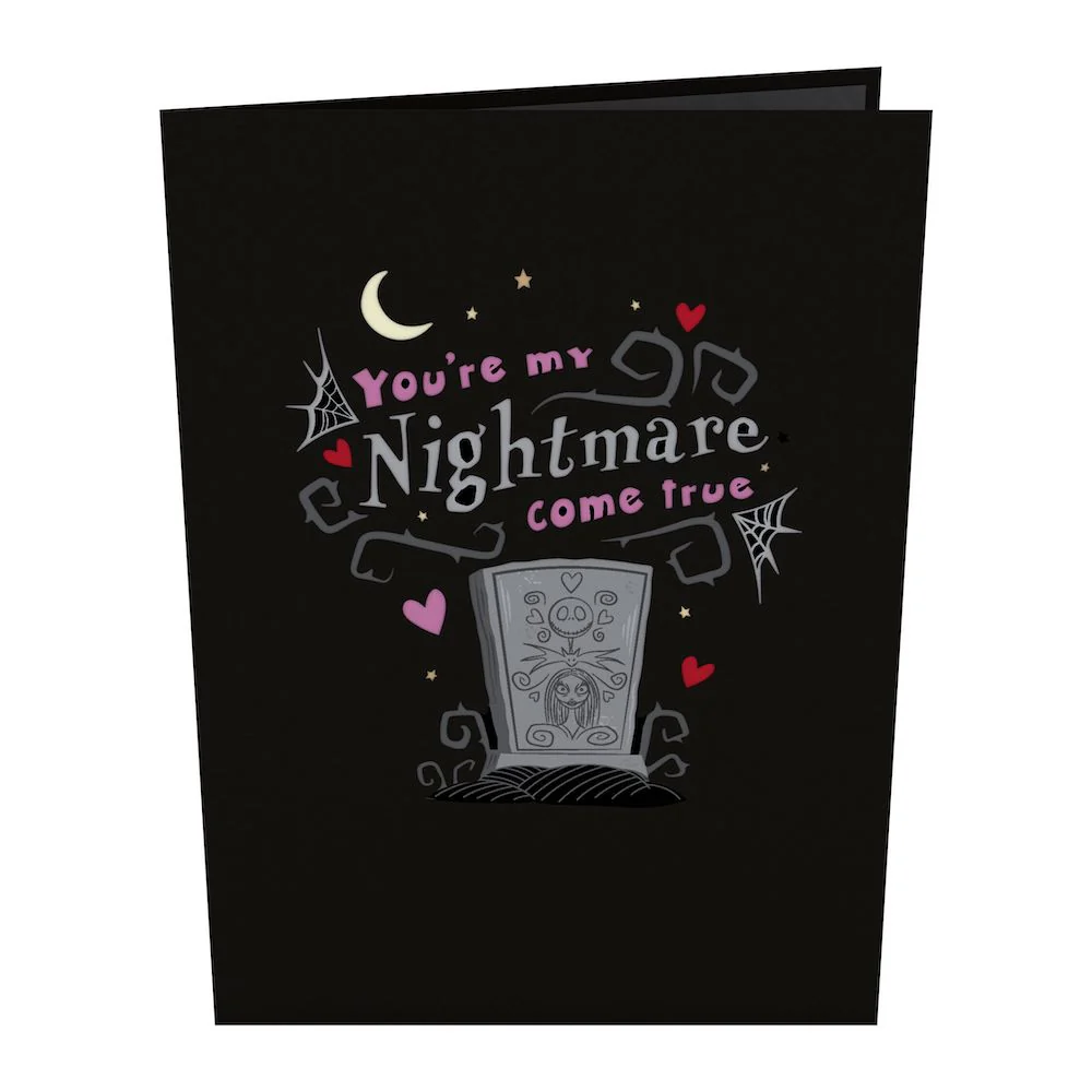 Disney Tim Burton's The Nightmare Before Christmas My Nightmare Come True Pop-Up Card - Image 4