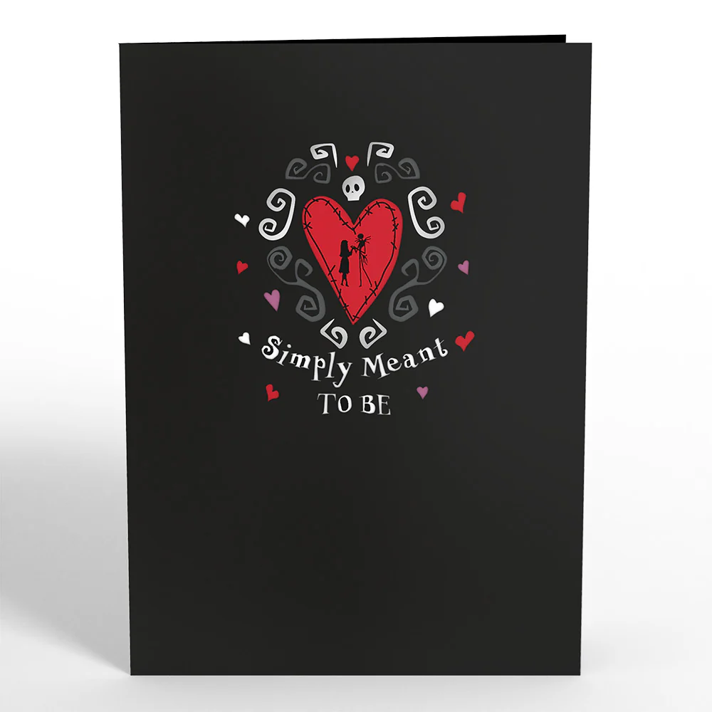Disney Tim Burton's The Nightmare Before Christmas Simply Meant to Be Pop-Up Card - Image 4