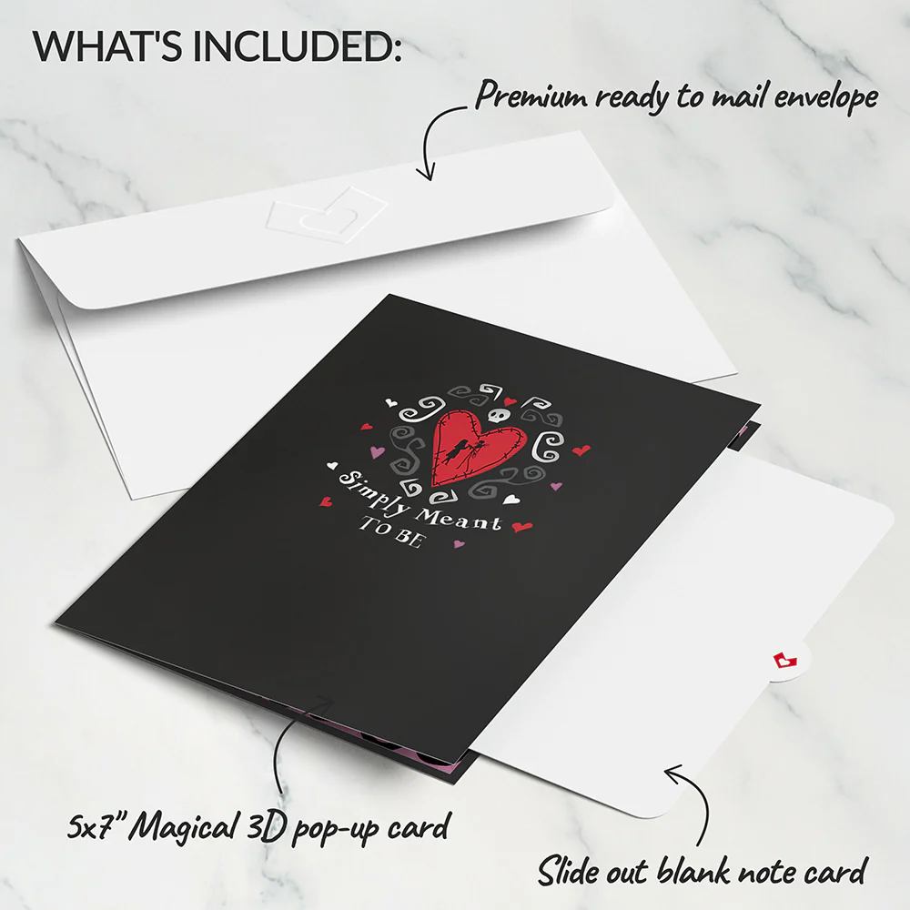 Disney Tim Burton's The Nightmare Before Christmas Simply Meant to Be Pop-Up Card - Image 5