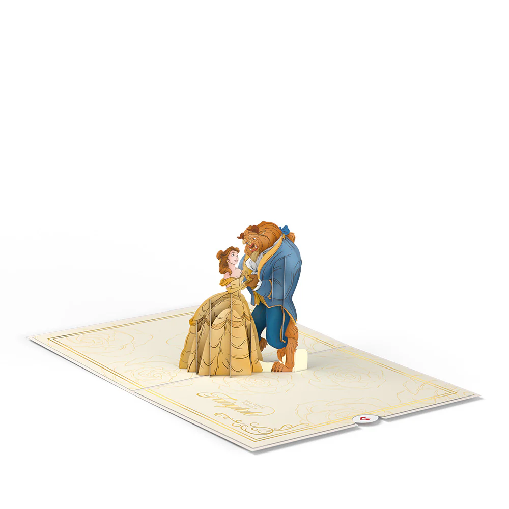 Disney's Beauty and The Beast Enchanted Love Pop-Up Card - Image 3