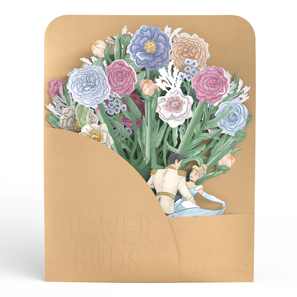 Disney's Cinderella & Prince Charming Flower Buds Bouquet - Image 5
