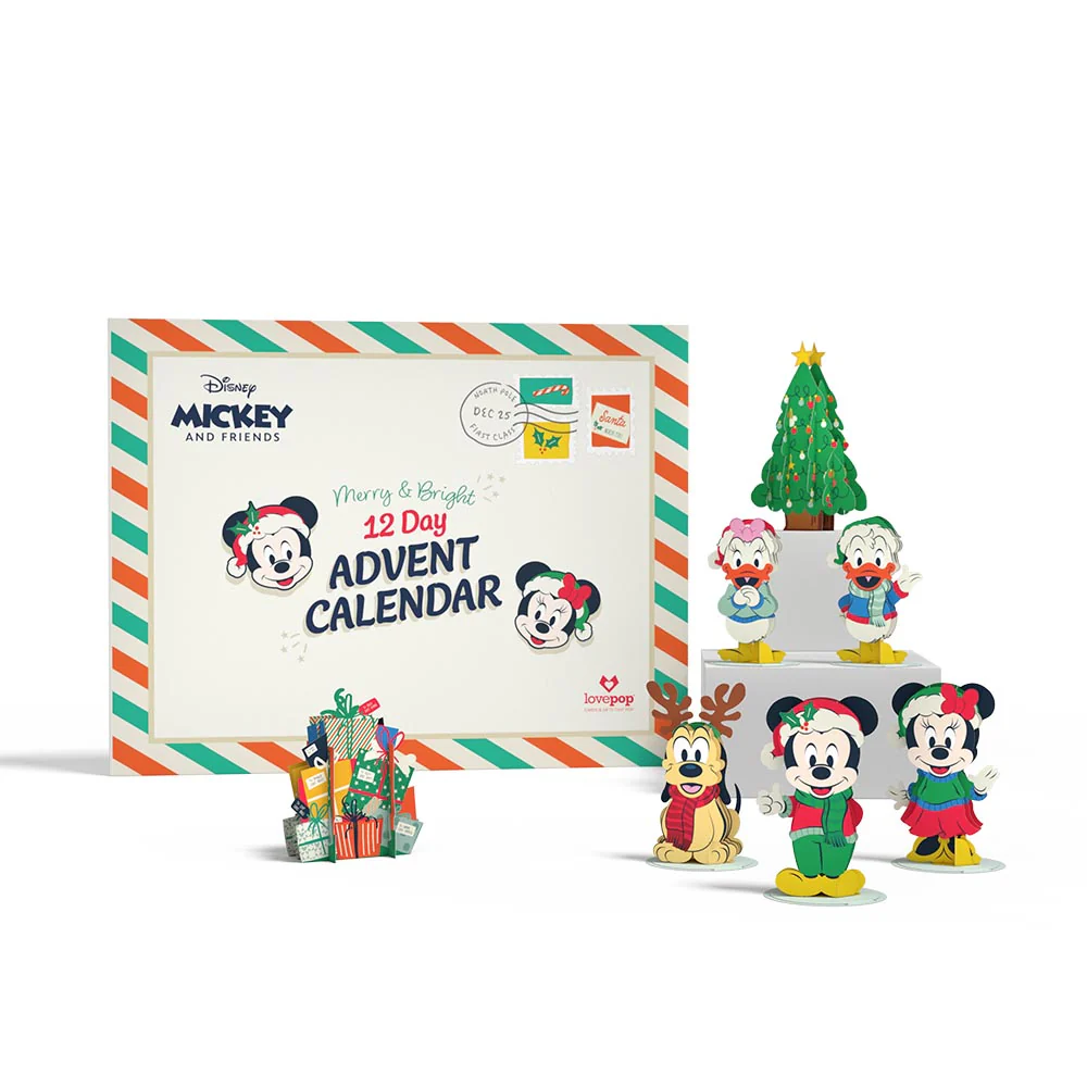 Disney's Mickey and Friends Merry and Bright 12 Day Holiday Advent Calendar - Image 3