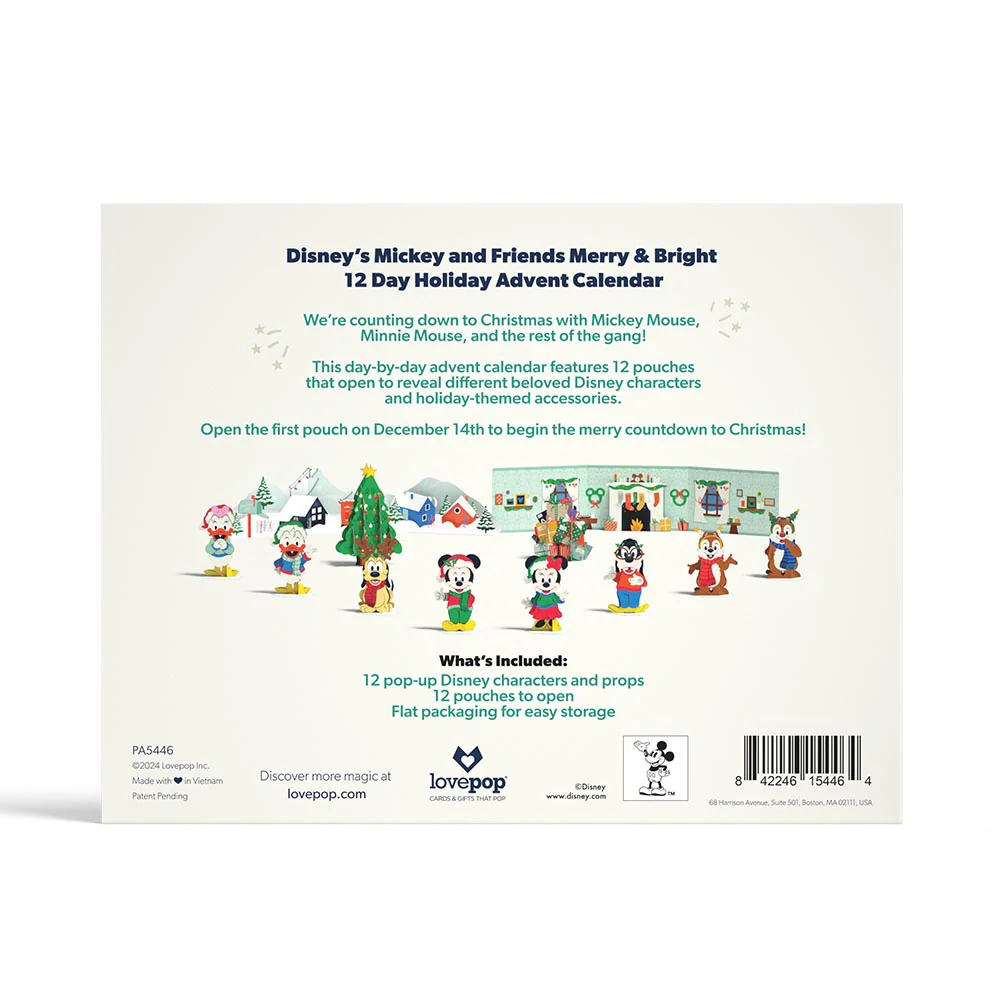 Disney's Mickey and Friends Merry and Bright 12 Day Holiday Advent Calendar - Image 8