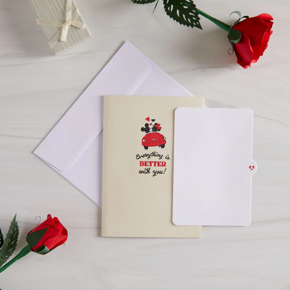 Disney's Mickey & Minnie Everything is Better with You Pop-Up Card - Image 6