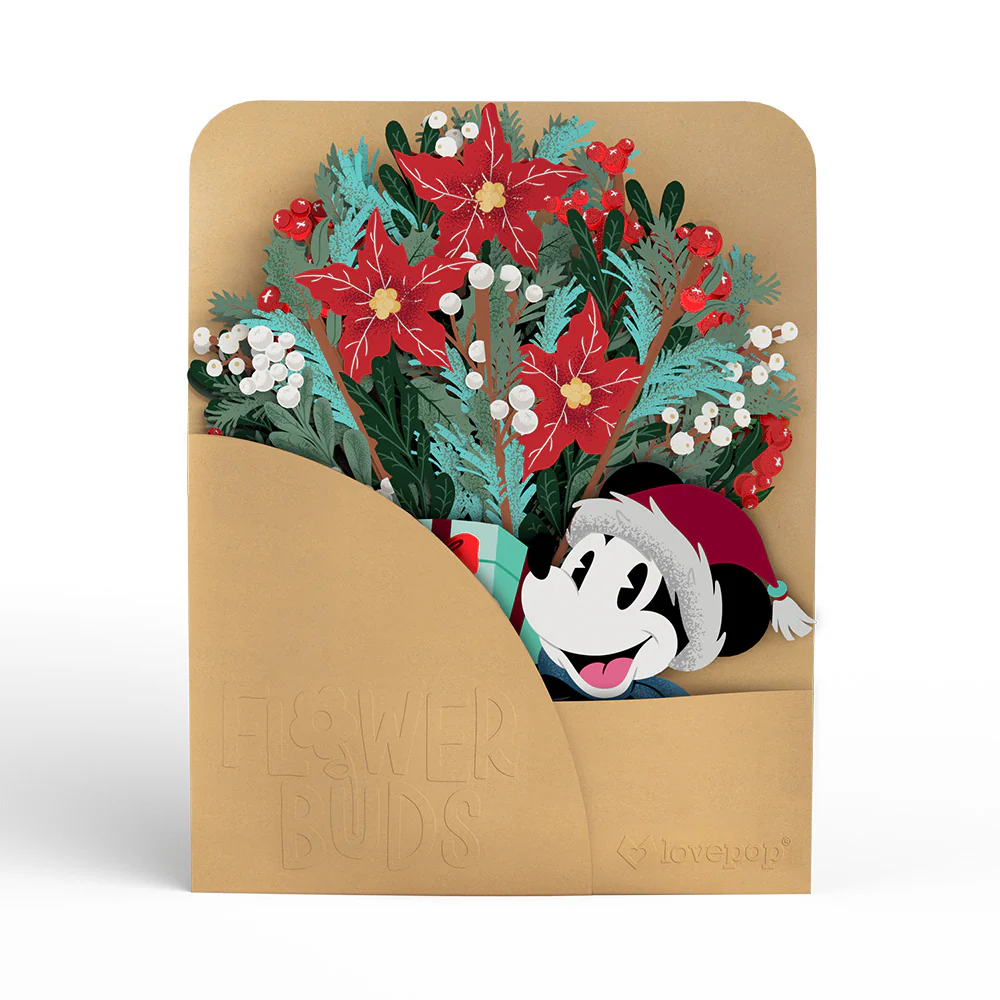 Disney's Mickey Mouse Festive Cheer Flower Buds Bouquet - Image 5