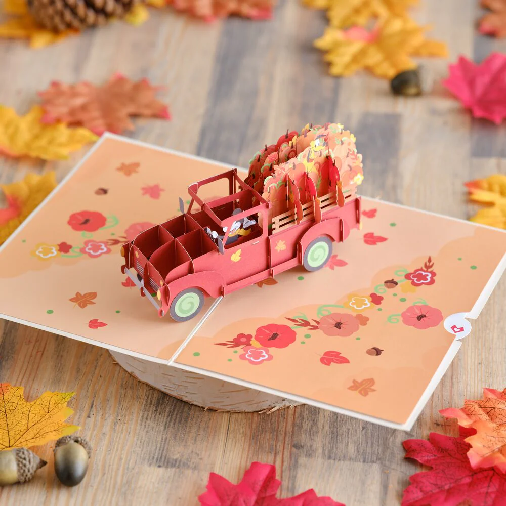 Disney's Mickey Mouse Festive Fall Greetings Pop-Up Card - Image 4