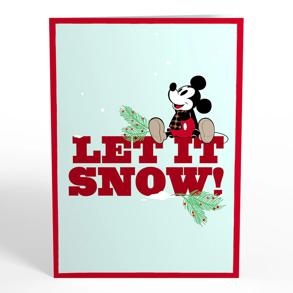 Disney's Mickey Mouse Let It Snow Pop-Up Card - Image 4