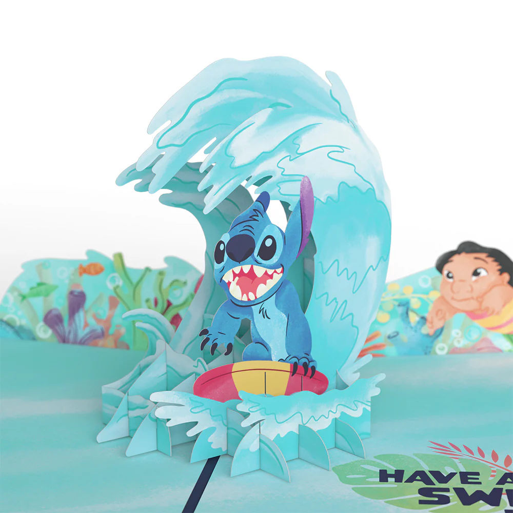 Disney's Stitch Birthday Pop-Up Card & Flower Buds Bouquet Bundle - Image 8