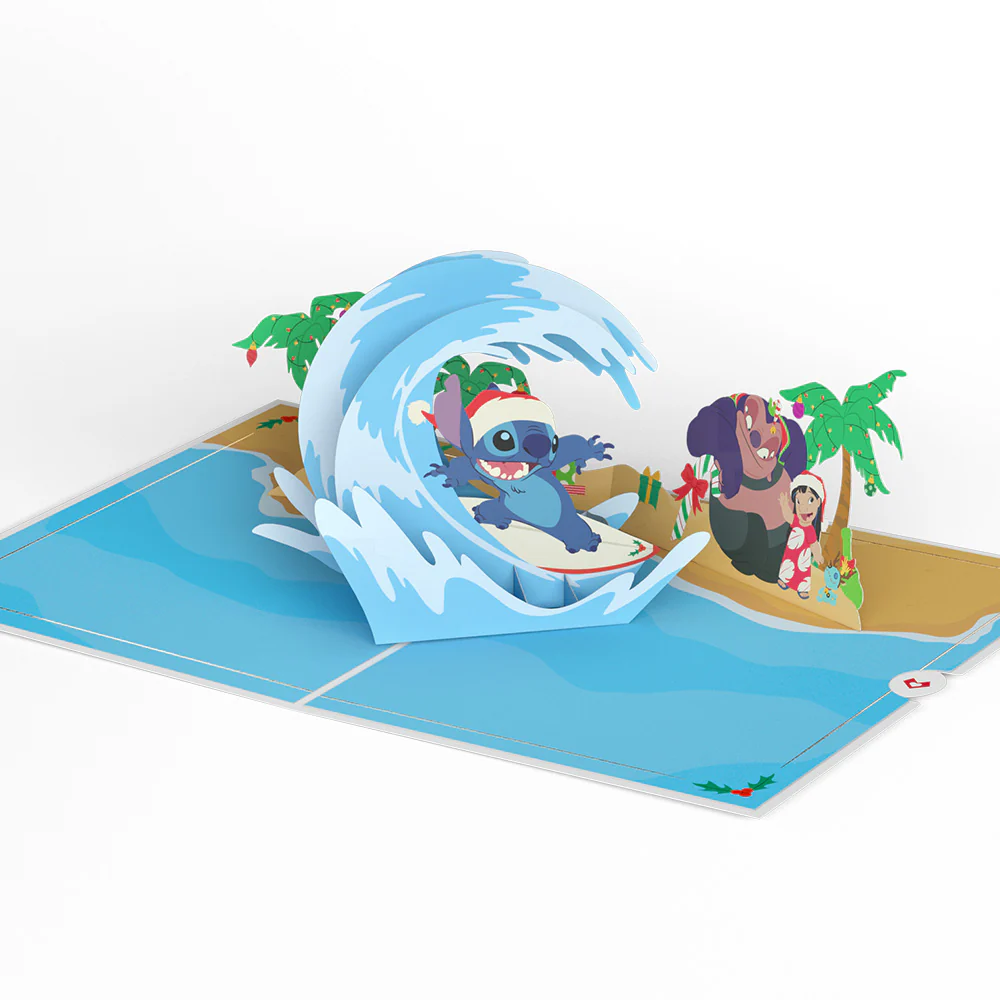 Disney's Stitch Merry Stitchmas Pop-Up Card - Image 3
