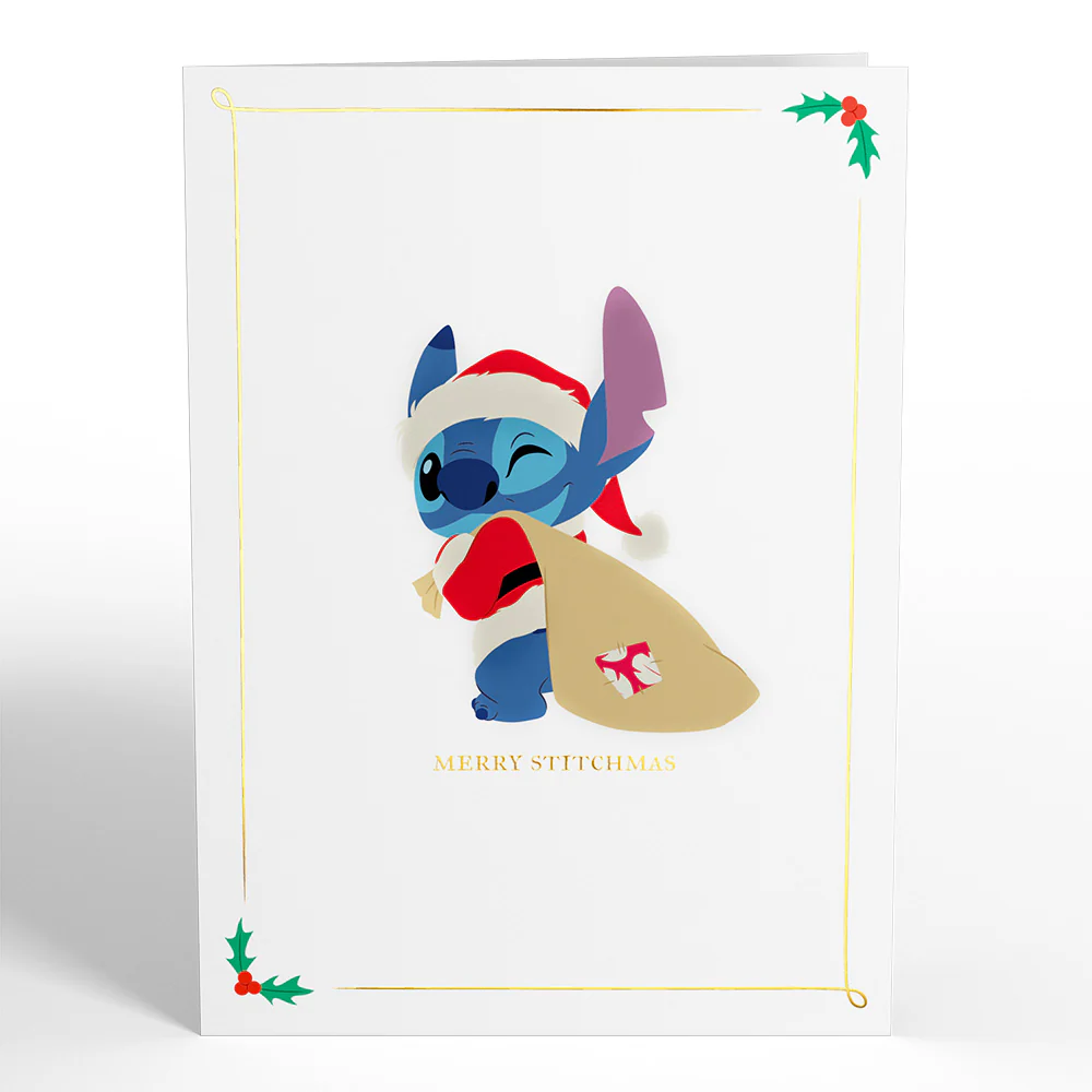 Disney's Stitch Merry Stitchmas Pop-Up Card - Image 4
