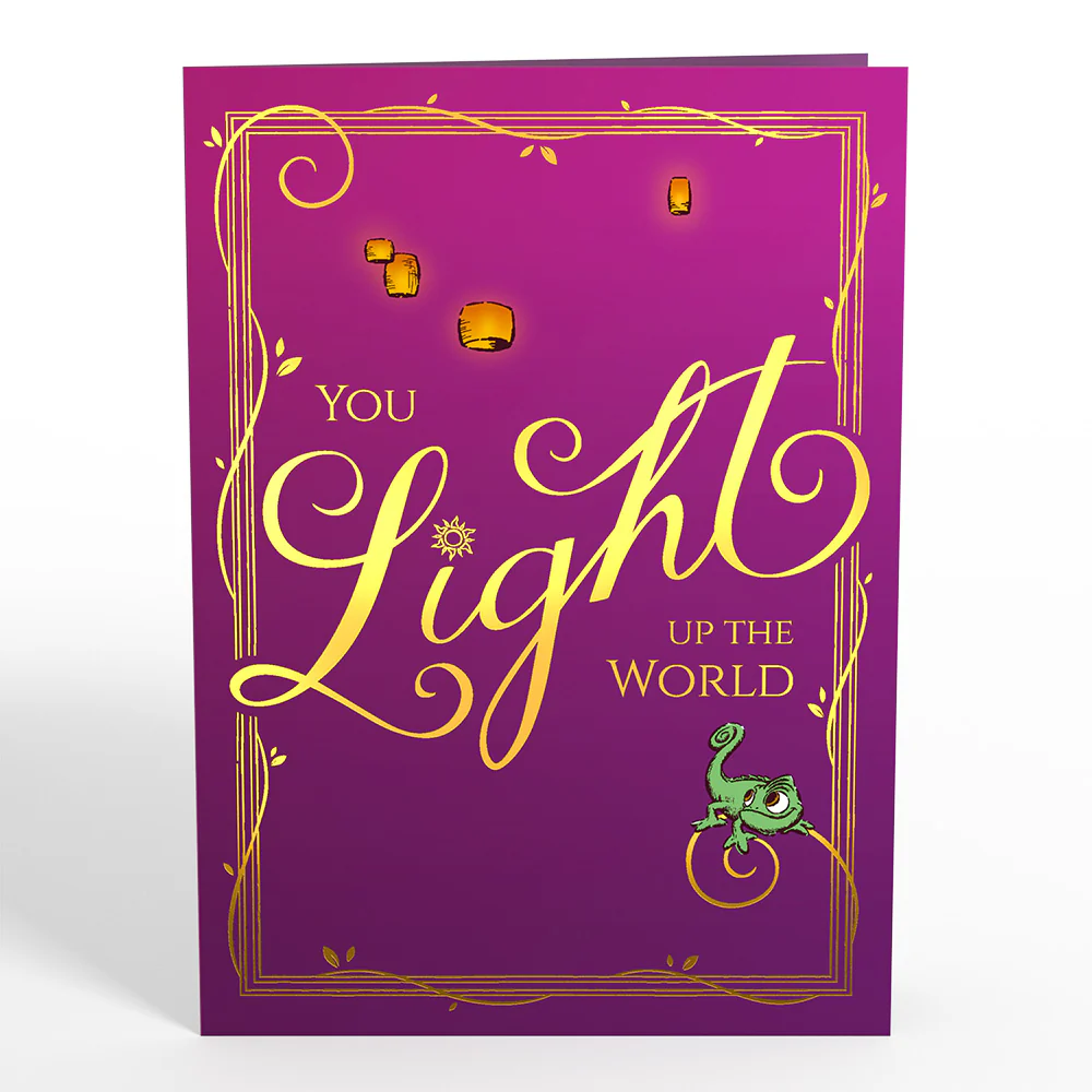 Disney's Tangled You Light Up the World Pop-Up Card - Image 4