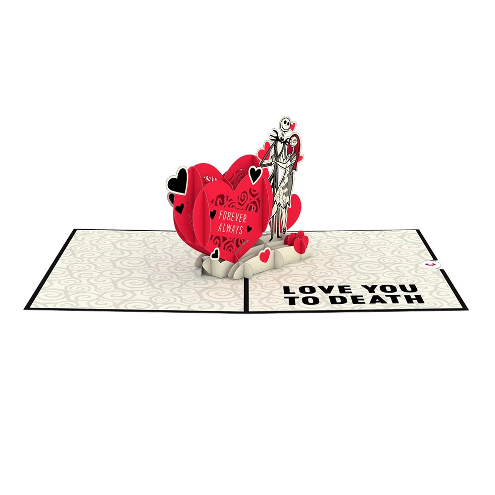 Disney Tim Burton's The Nightmare Before Christmas Love You to Death Pop-Up Card - Image 3