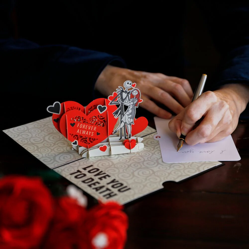 Disney Tim Burton's The Nightmare Before Christmas Love You to Death Pop-Up Card - Image 8