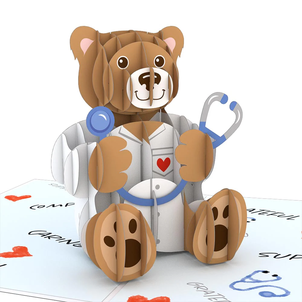 Doctor Bear Pop-Up Card - Image 2