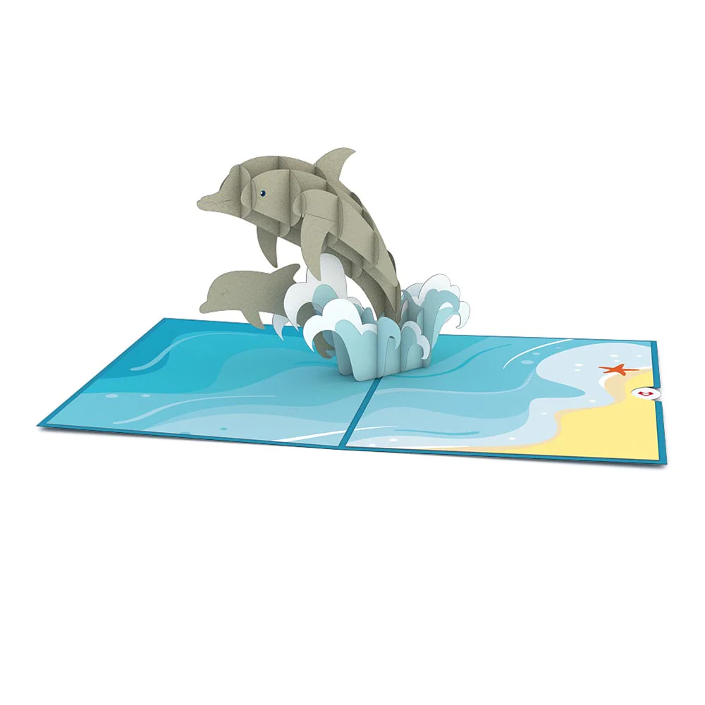 Dolphins Pop-Up Card - Image 3