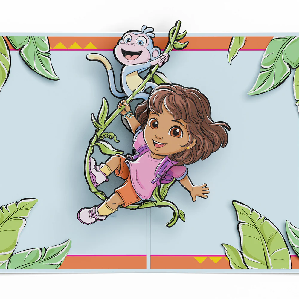 Dora the Explorer Adventure Awaits Pop-Up Card - Image 2