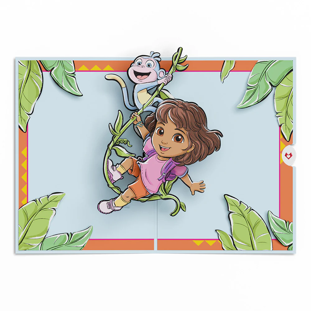 Dora the Explorer Adventure Awaits Pop-Up Card - Image 3