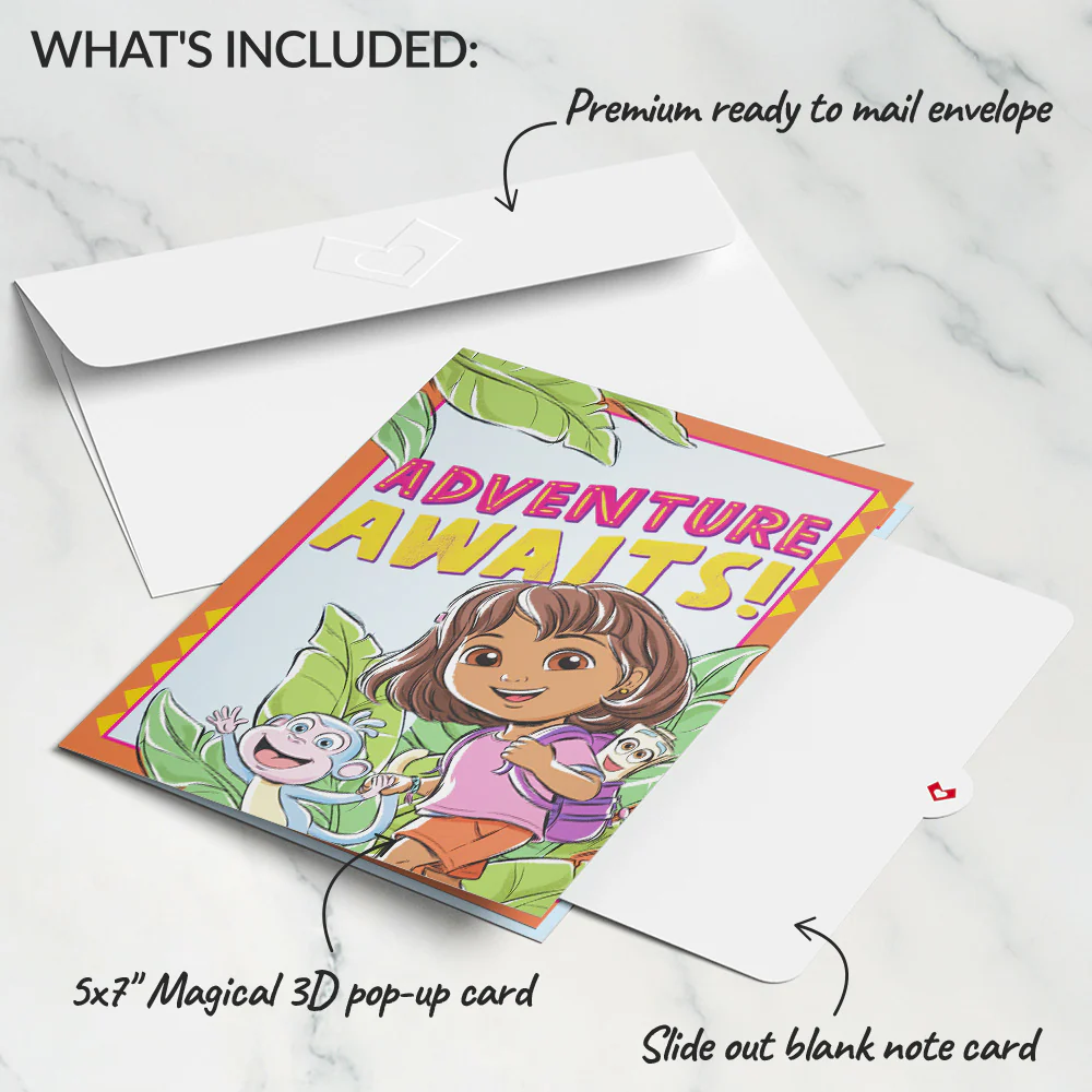 Dora the Explorer Adventure Awaits Pop-Up Card - Image 5