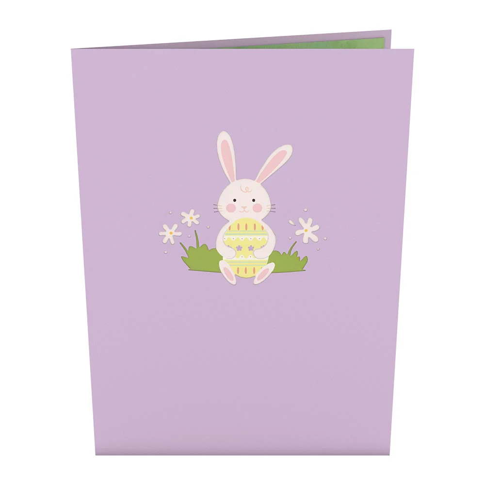 Easter Bunny Basket Pop-Up Card - Image 4