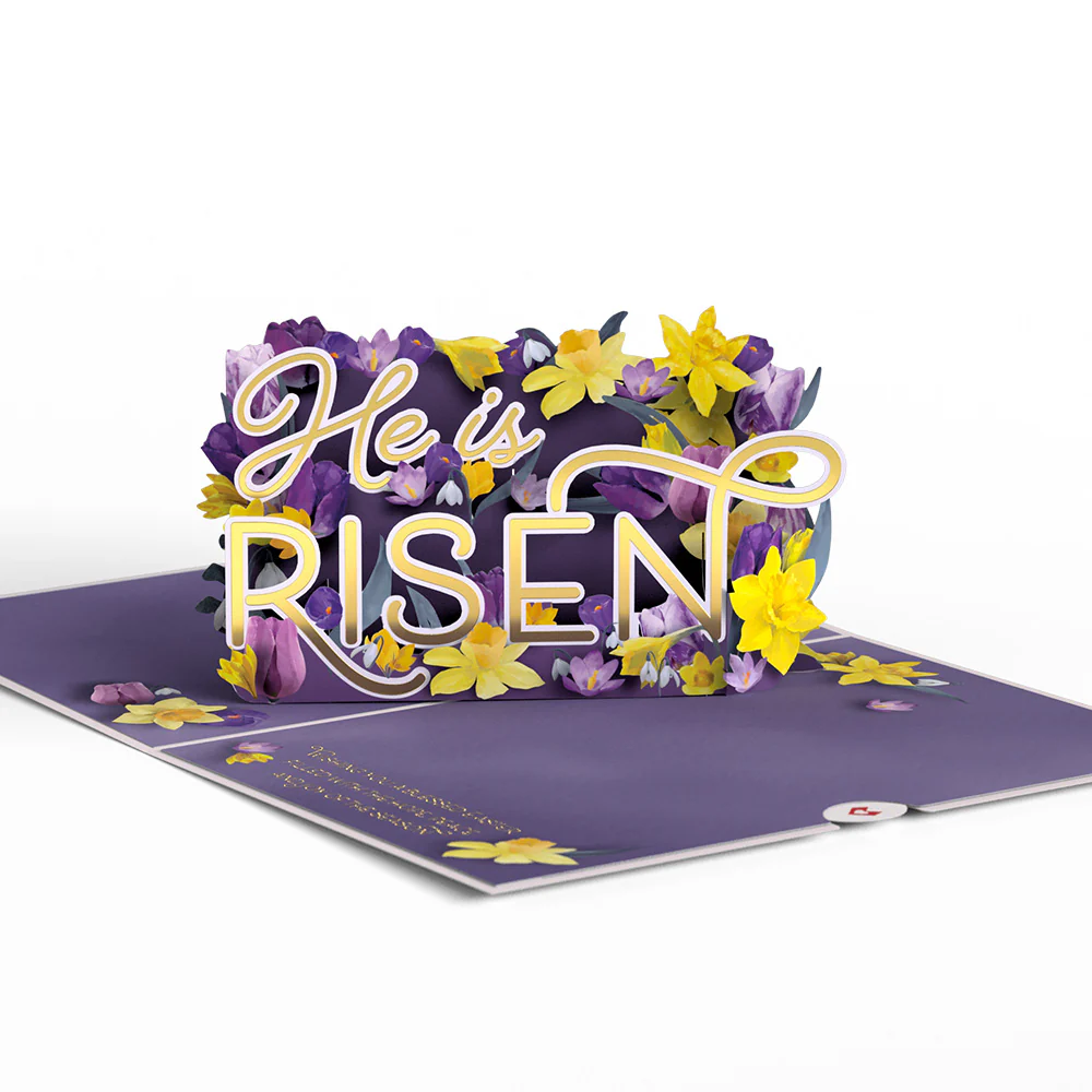 Easter He is Risen Pop-Up Card - Image 4