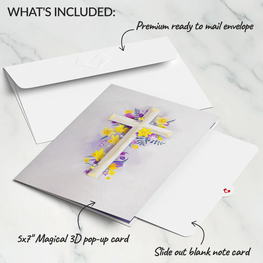 Easter He is Risen Pop-Up Card - Image 6