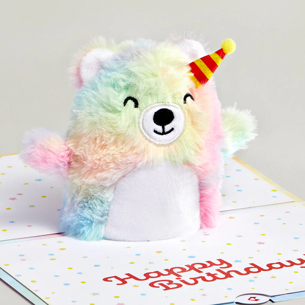 'Eat Cake & Celebrate' Birthday Plushpop Card - Image 5