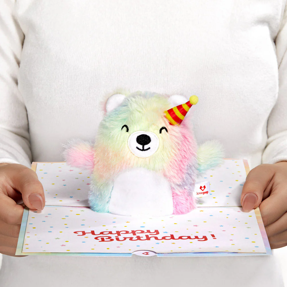 'Eat Cake & Celebrate' Birthday Plushpop Card - Image 6