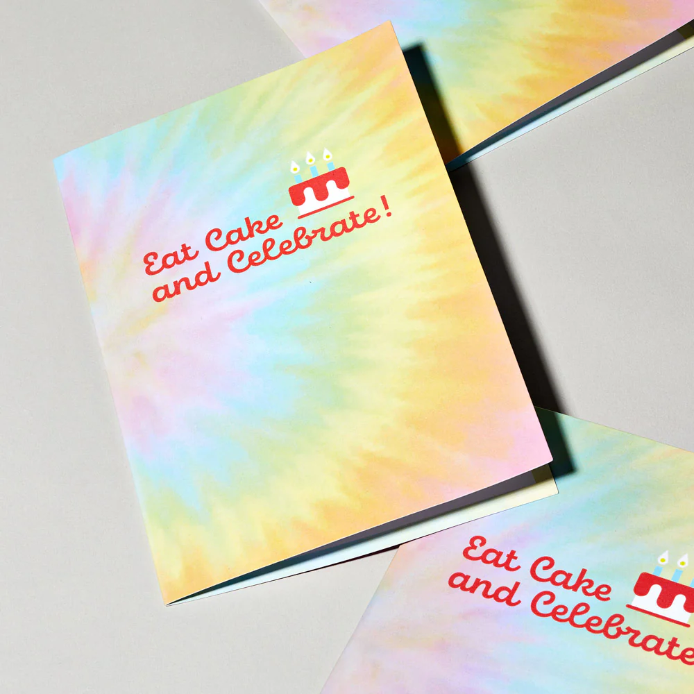 'Eat Cake & Celebrate' Birthday Plushpop Card - Image 7