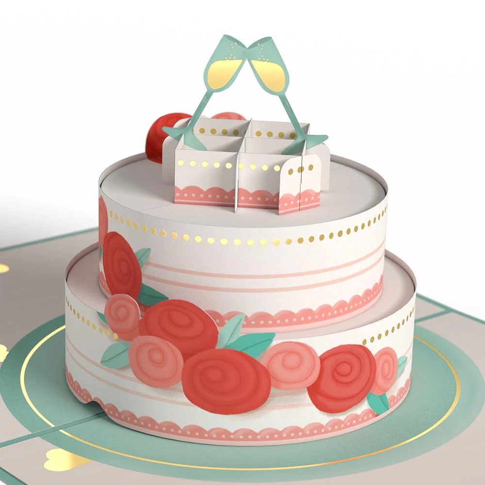 Eat, Drink, and Be Married Pop-Up Card - Image 4