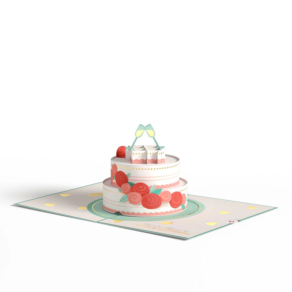 Eat, Drink, and Be Married Pop-Up Card - Image 6