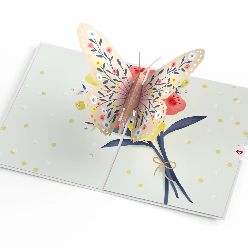 Enchanting Butterfly Pop-Up Card - Image 3