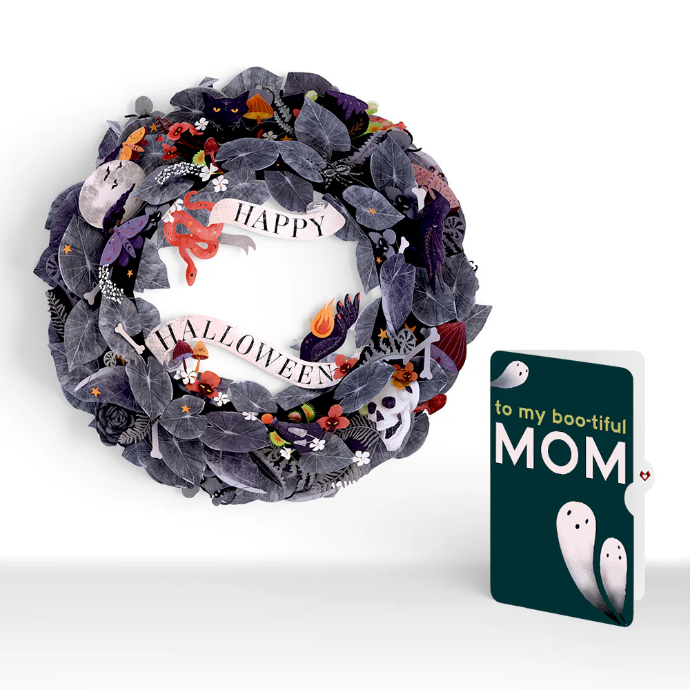 Enchantingly Eerie Halloween Wreath and Sentiment Set for Mom