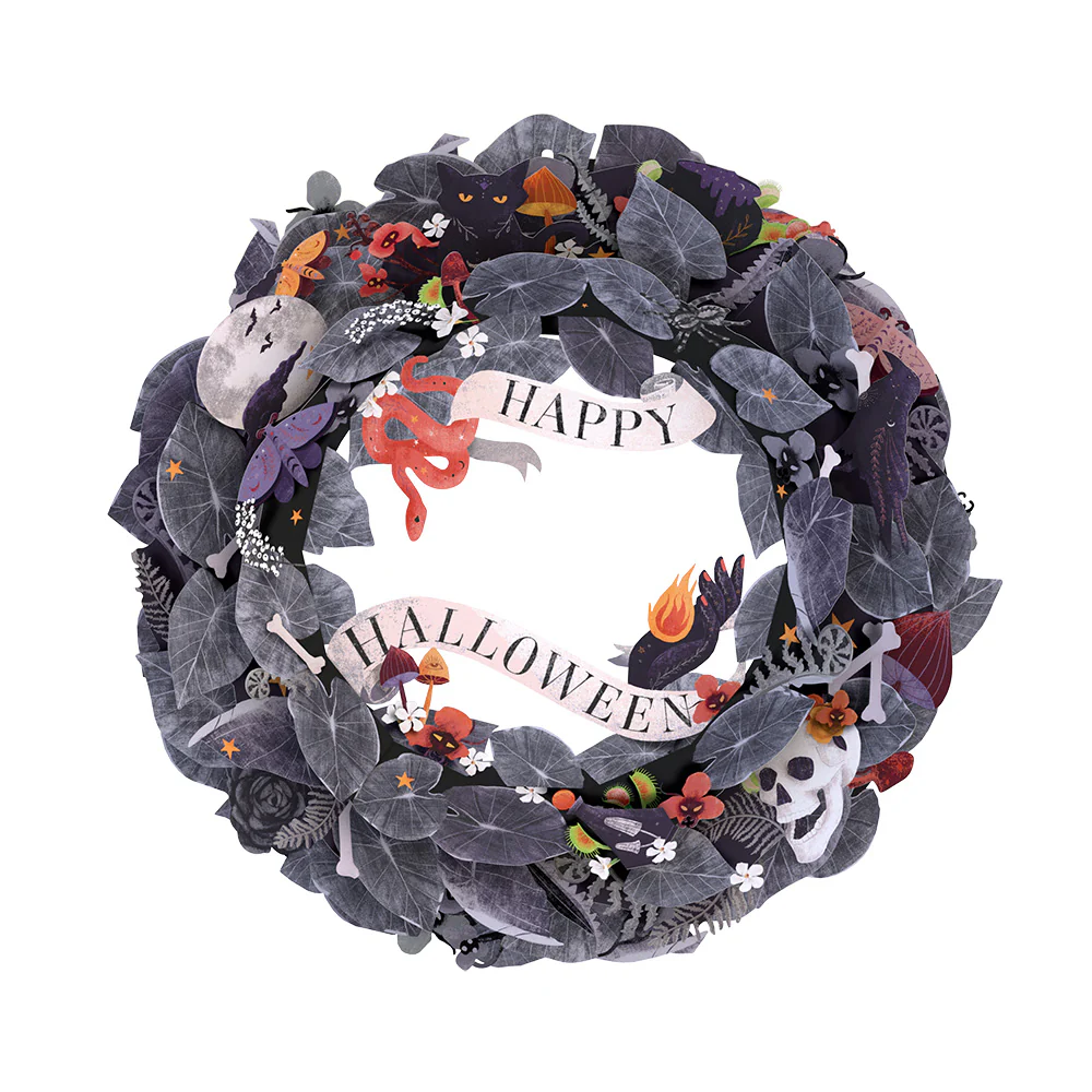 Enchantingly Eerie Halloween Wreath and Sentiment Set for Sister - Image 3