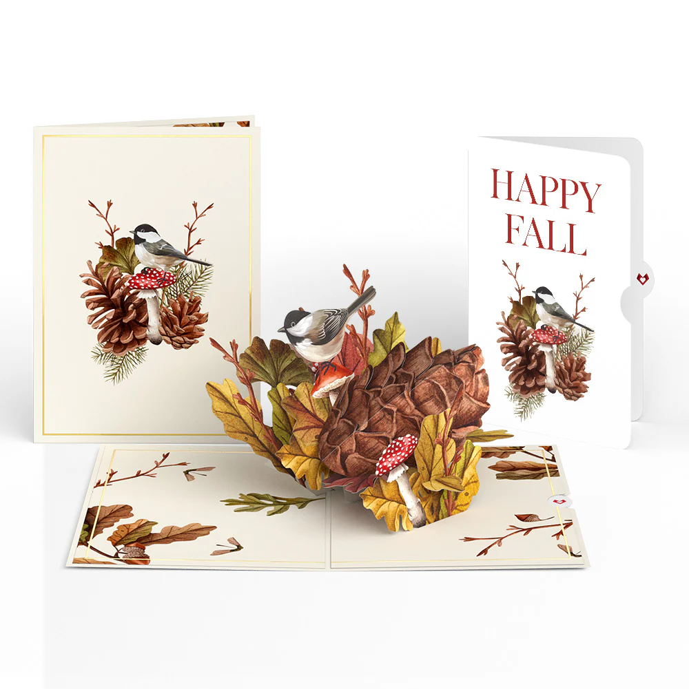 Fall Forest Floor Pop-Up Card and Sentiment Set