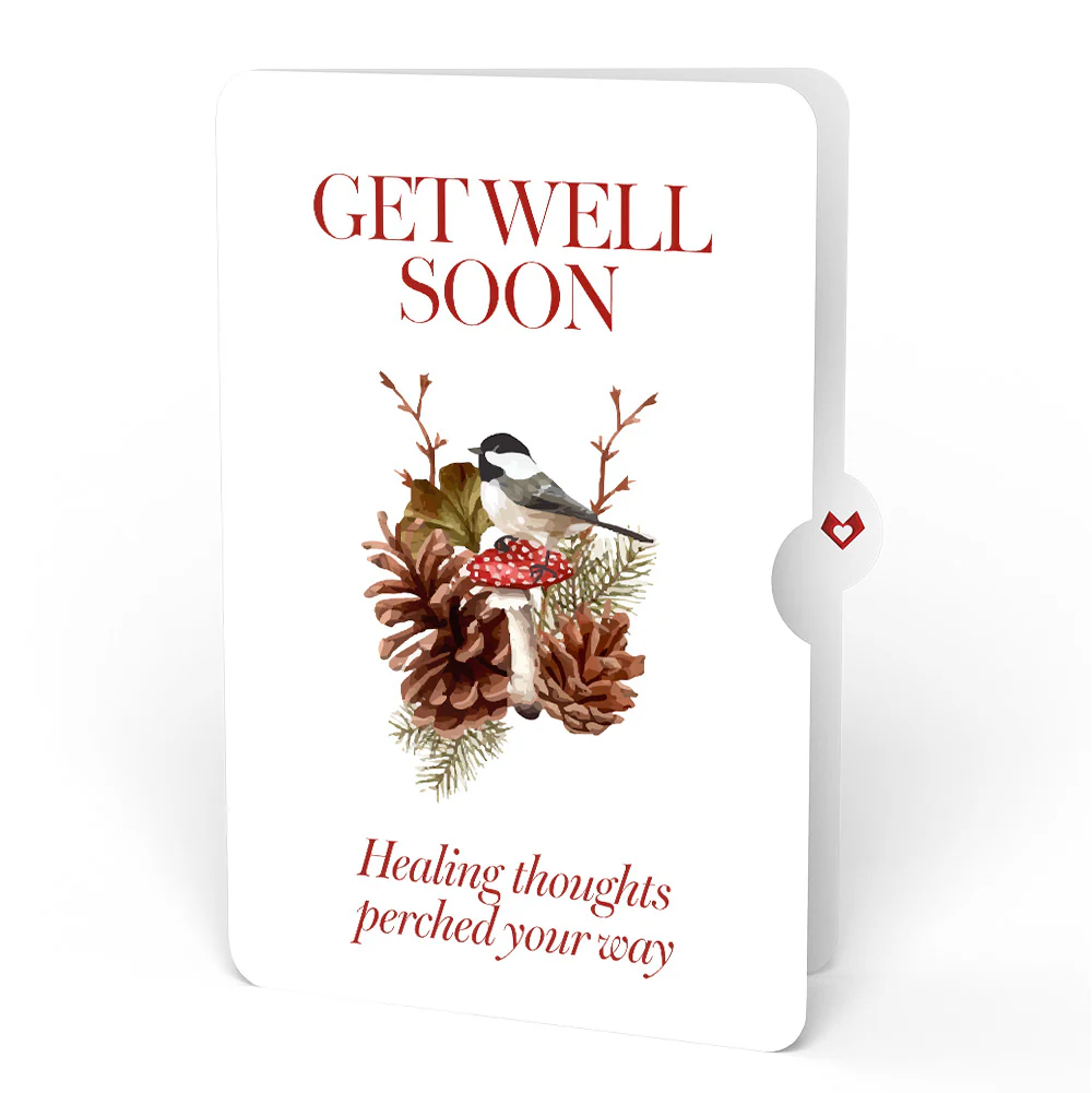 Fall Forest Floor Get Well Soon Pop-Up Card and Sentiment Set - Image 4