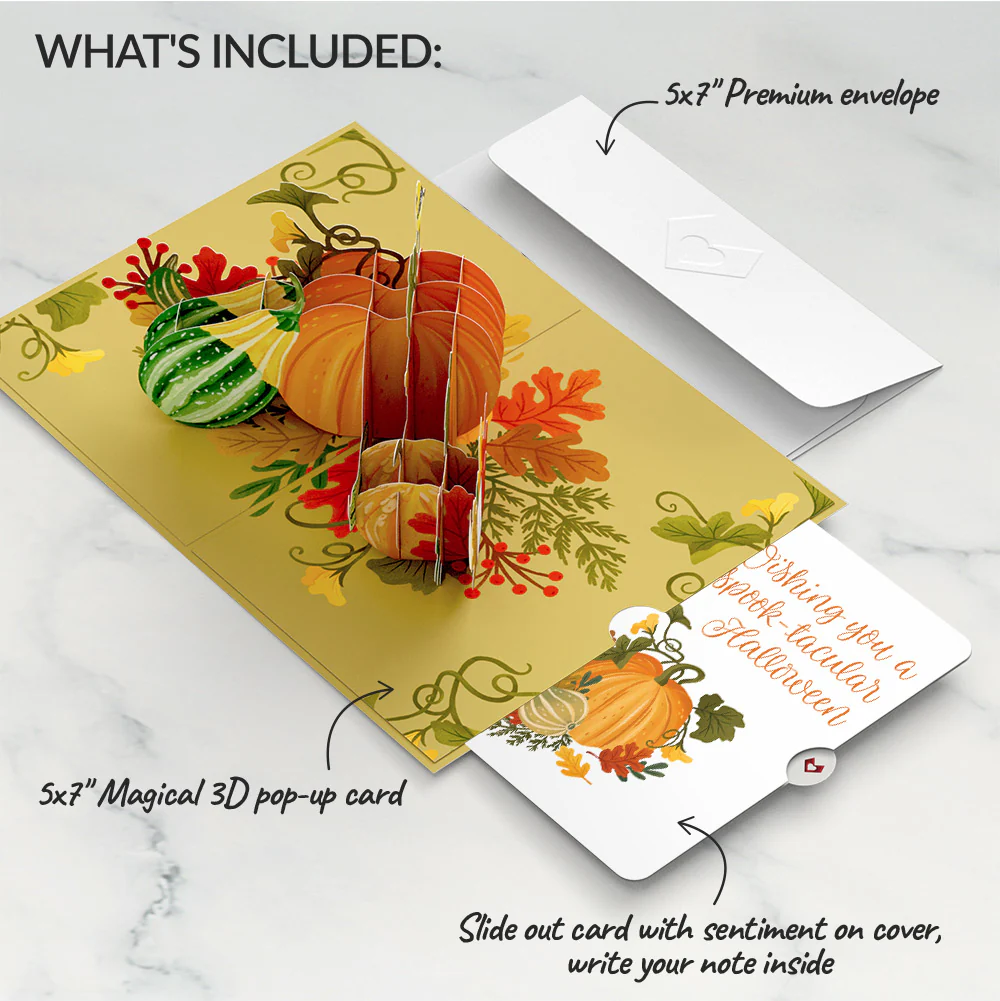 Fall is in the Air Halloween Pop-Up Card and Sentiment Set - Image 2