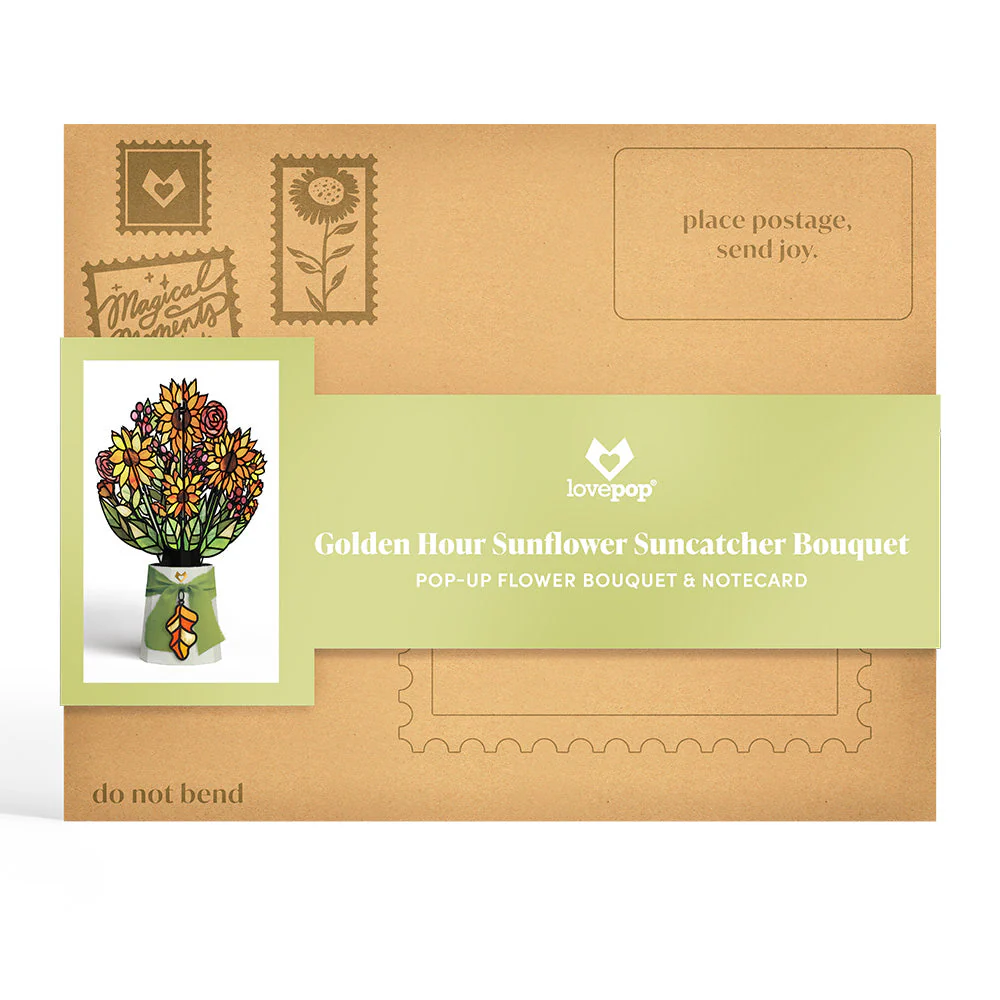 Fall Is in the Air Pop-Up Card & Suncatcher Bouquet Bundle - Image 8