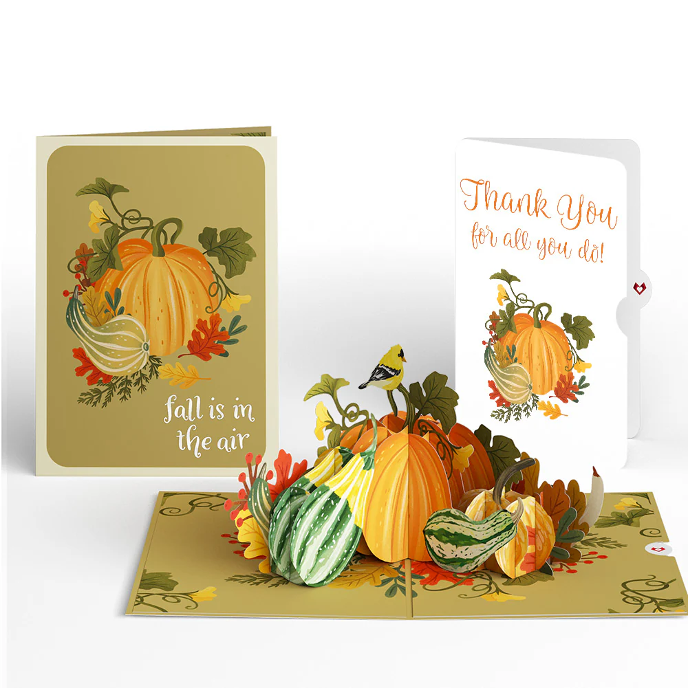 Fall is in the Air Thank You Pop-Up Card and Sentiment Set
